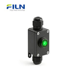 Petite boîte de jonction électrique ronde KCD1 Interrupteur à bascule PA66 Étanche FILN Certifié UL CE
