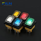 12V Rocker Switches Transparent Plastic KCD4 Waterproof Rocker Switch 30x22mm 4-Pin DPST FILN