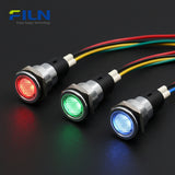 Professional Three-color Indicator Light Series - 8mm to 16mm Metal Signal Lamp