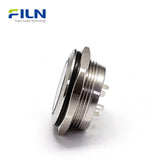 Interrupteur à bouton-poussoir lumineux 22 mm corps ultra-court momentané 4 broches 12V-220V métal FILN