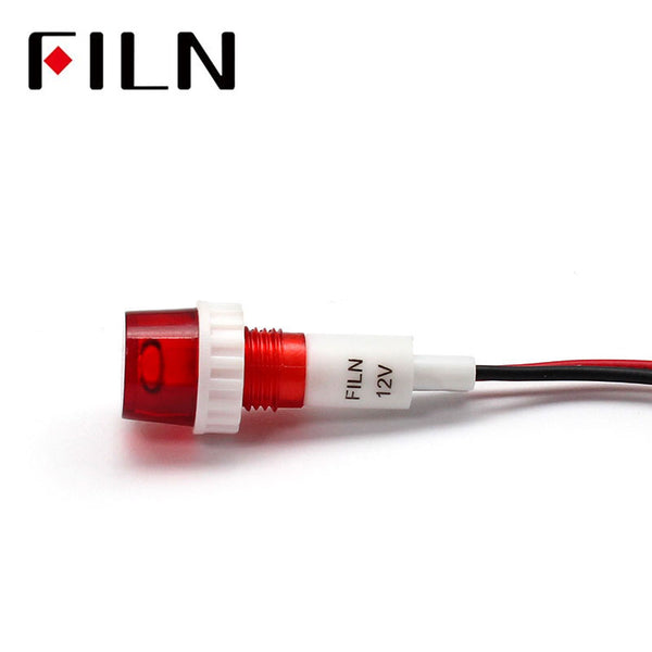 10MM 120V 240V PANNEAU NÉON VOYANTS LAMPE Rouge