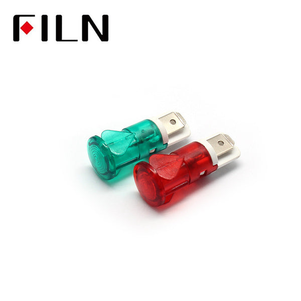 12mm 12v led ip67 luz indicadora de plástico Color