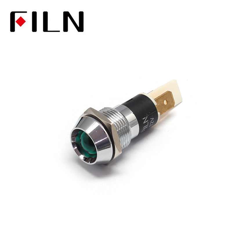 16MM 12v red led ip67 metal signal indicator light online sale