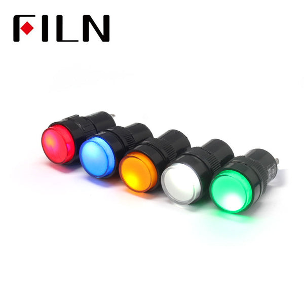 16mm 220v led voyant en plastique de la boîte de Distribution