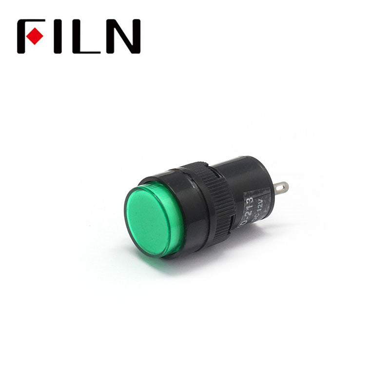 16mm 220v led Distribution box plastic indicator light green