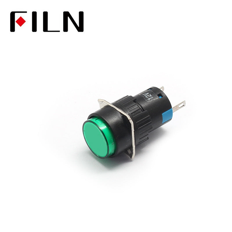 16mm 380v Distribution box plasitc blue indicator light made in china 