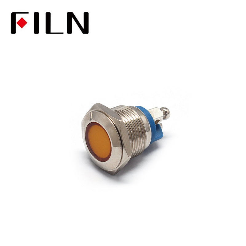 16mm 24V LED Screw Feet Metal Indicator Light online sale