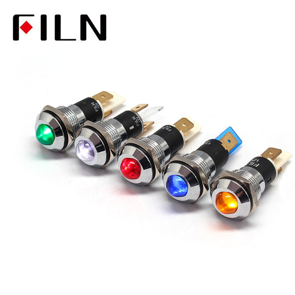 16MM 5/8 inch IP67 LED metal pilot indicator light