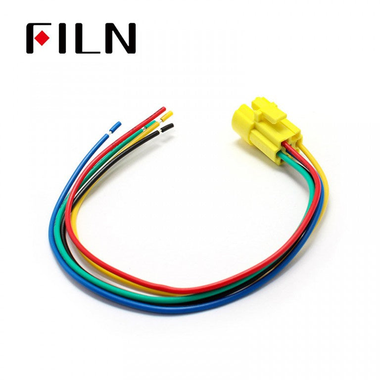 Push Button Wire Connector 4 Wires inline Wiring Cable Socket FILN