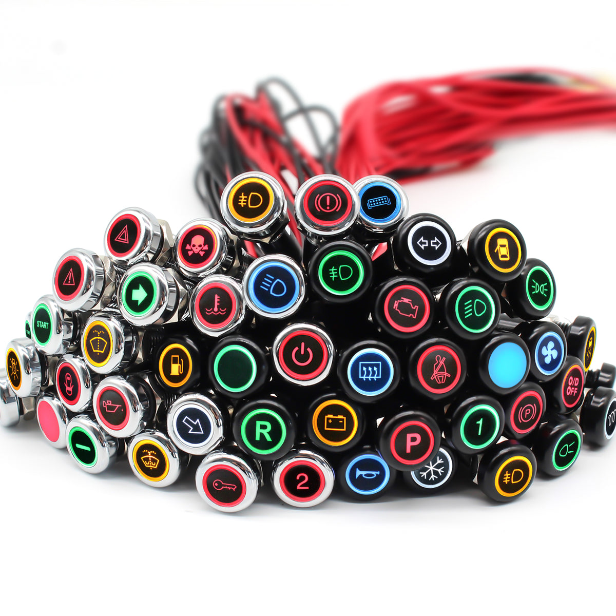 LED Indicator Light 12V Green 12mm Metal Pilot Dash Signal Lamp LED Indicator Light 12V Green 12mm Metal Pilot Dash Signal Lamp