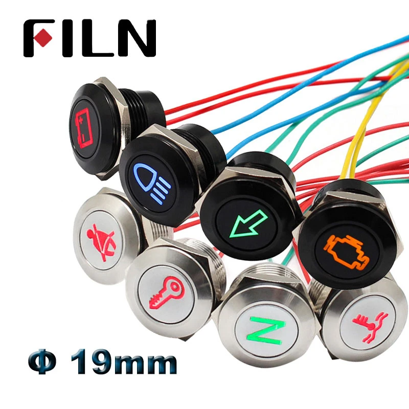 Indicador de símbolo FILN 19MM, puede personalizar la producción de símbolos