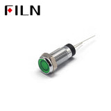 Car Dashboard 8mm 220 Volt Indicator Light Green