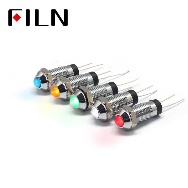 8mm Mini Buen precio IP67 277V Color de luz indicadora