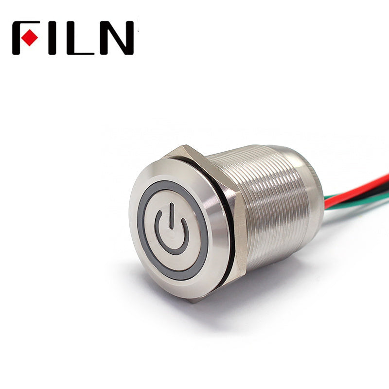 25MM 3A Waterproof Metal Push Button Switch Price