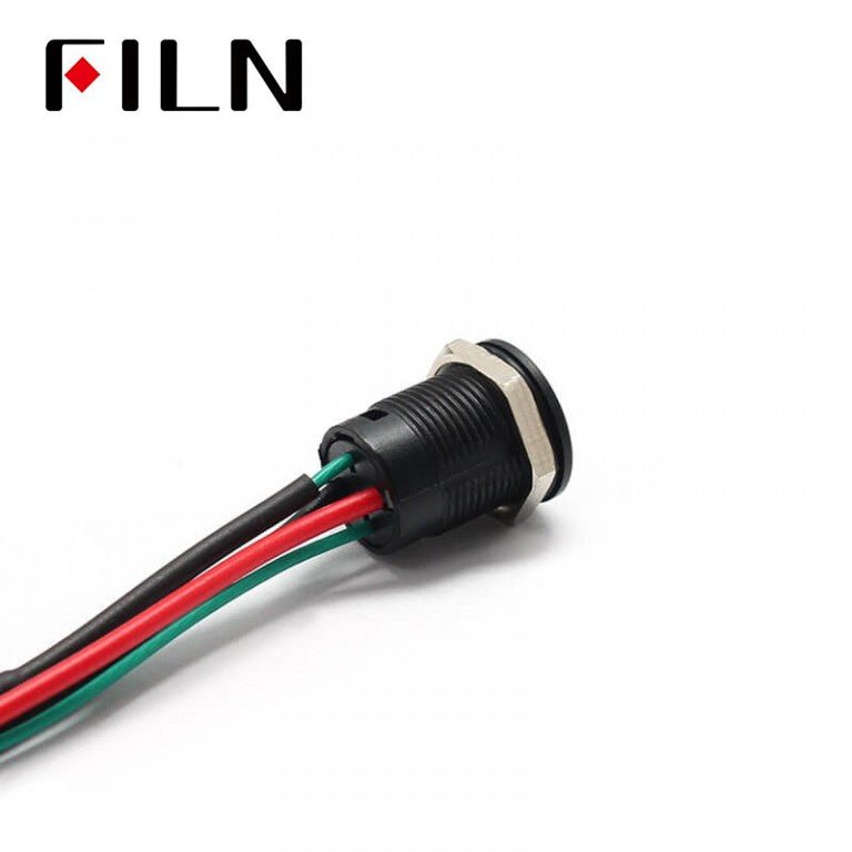 New 12MM Red Custom 12V Push Button Switches In Sale