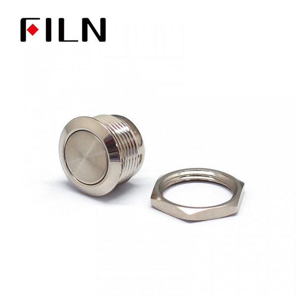 FILN 16mm Impermeable 2Pin Terminal de soldadura Cabeza plana Botón de metal Mejor precio
