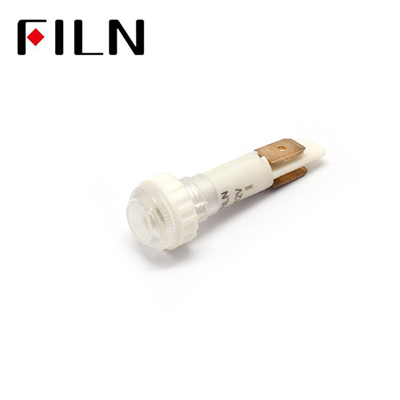 10mm 6v led Cable reel plastic indicator light White