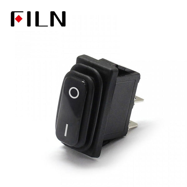 Pequeño interruptor basculante 2PIN 15A momentáneo impermeable IP65 mejor precio