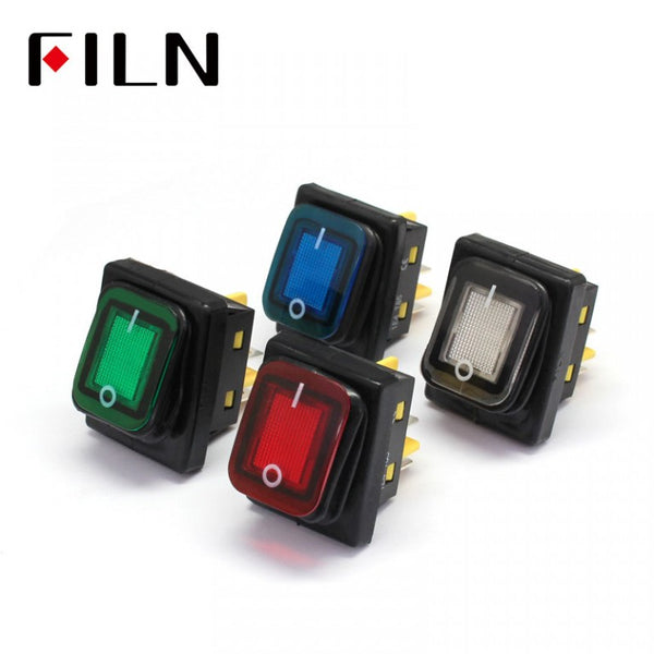 FILN 4 Pin IP67 Waterproof Rocker Switch Best Price