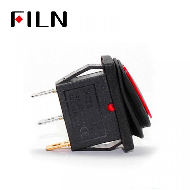 KCD3 Light Waterproof White Marine Rocker Switch FILN FILN Shopify