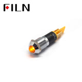 3V Blue Convex Head Generator Panel Mount Indicator Lights