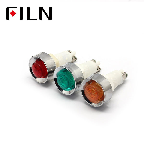 Pies de tornillo de 12.5 mm Indicador LED de 24 V CC Color de la luz