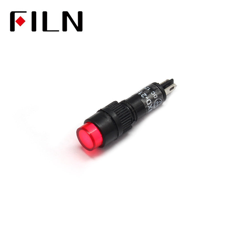8mm 5/16″ Red 120V Neon Indicator Light On Sale