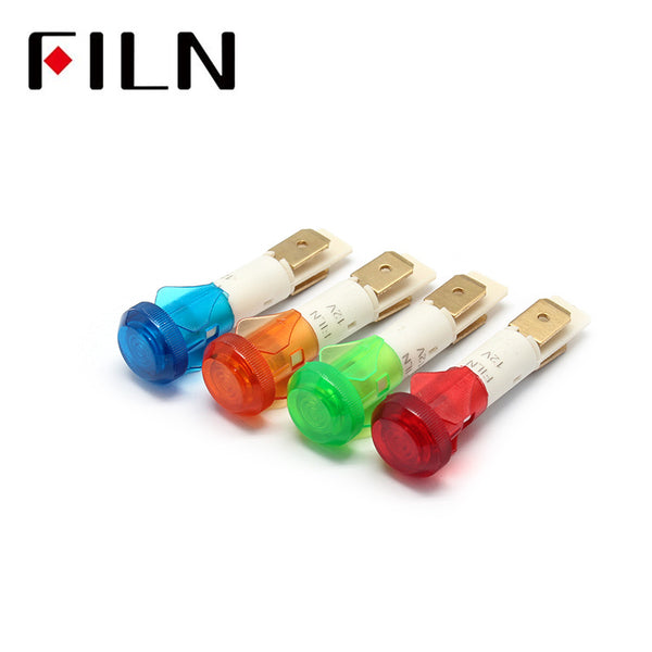 10mm 380v neon bulb ip67 singal plastic indicator light Colour