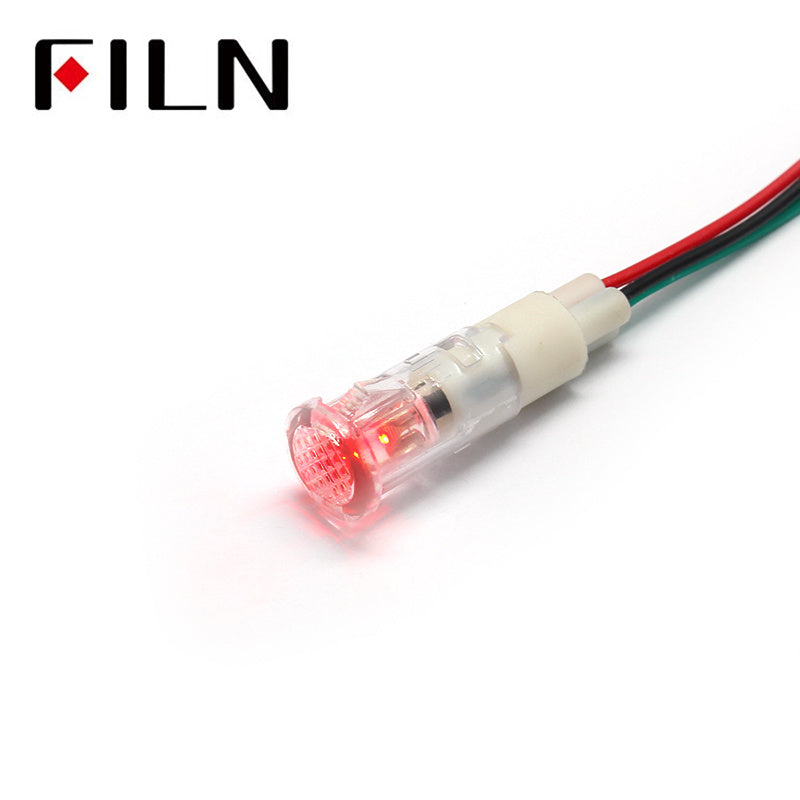 10mm red green two colors 12v led plastic indicator light Red