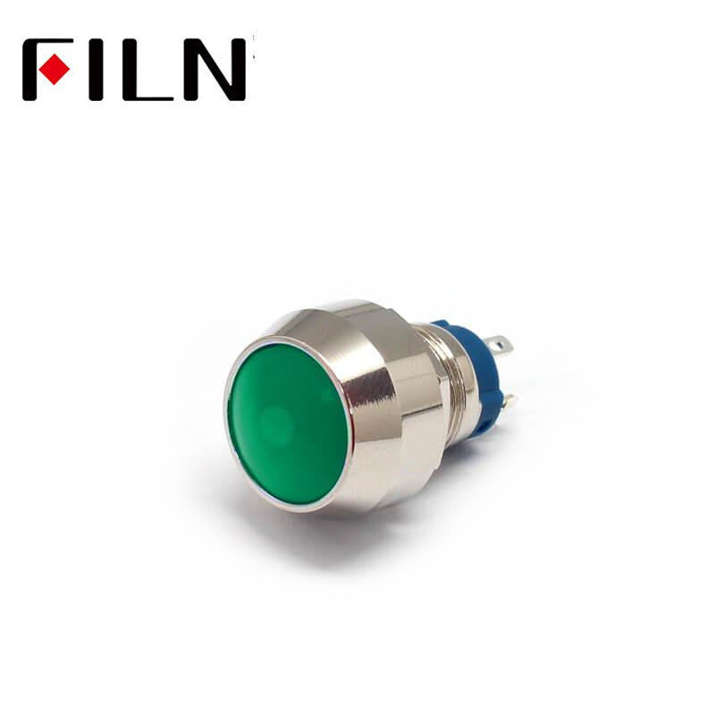 4PIN 12MM 12V 3A Red Momentary Latching waterproofMomentary Latching Green