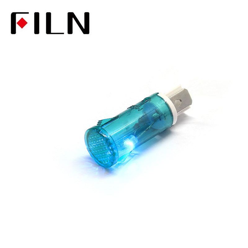 10mm 220v The Air-Conditioner Panel Plastic Indicator Light Blue