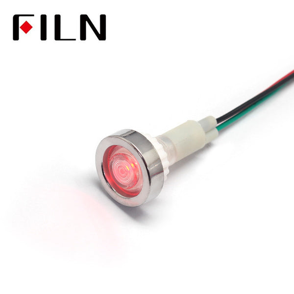 Double Color Electroplating Ring LED Plastic Indicator Light Best Price