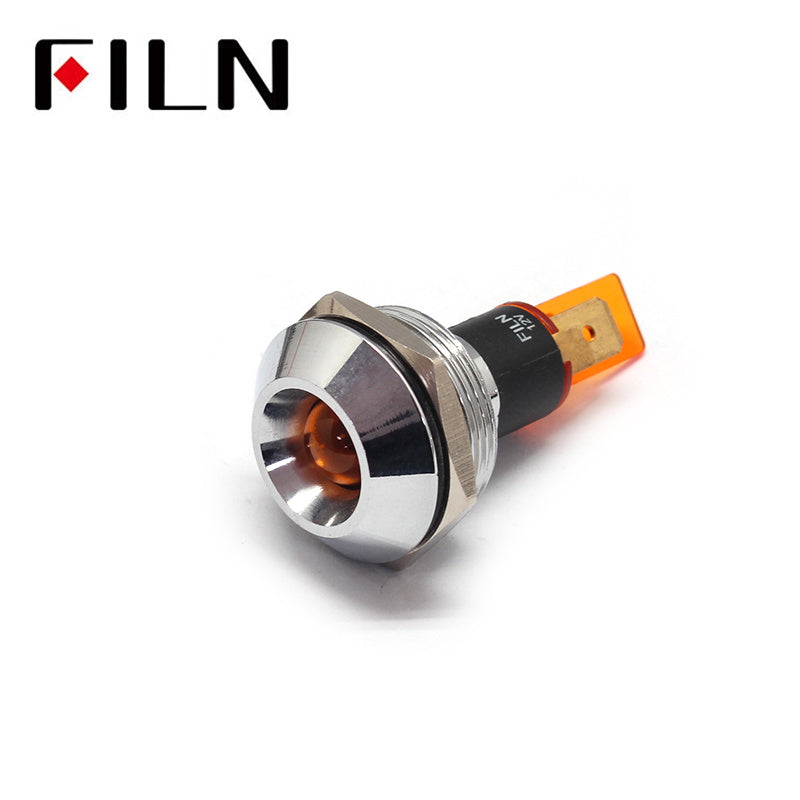 22mm Metal Jemco 12V LED Pilot Indicator Light