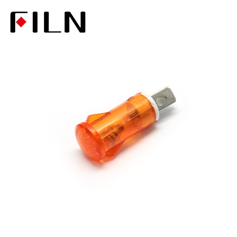 10mm 220v The Air-Conditioner Panel Plastic Indicator Light Orange